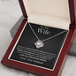 To My Wife | Love Knot Necklace | 2311