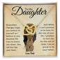 To My Daughter | Interlocking Hearts Necklace