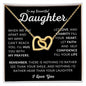 To My Beautiful Daughter | Interlocking Hearts