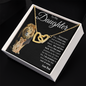 To My Daughter | Interlocking Hearts | From Dad with Love