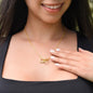 To My Daughter | I Love You | Interlocking Hearts Necklace