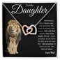 To My Daughter | Interlocking Hearts | From Dad with Love