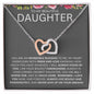 To My Beautiful Daughter | Interlocking Hearts | Color Card G