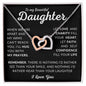 To My Beautiful Daughter | Interlocking Hearts
