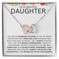 To My Beautiful Daughter | Interlocking Hearts | Color Card W