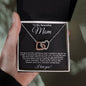 To My Beautiful Mom | Interlocking Hearts Necklace | BC23215
