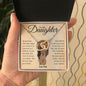 To My Daughter | Interlocking Hearts Necklace