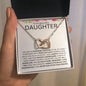 To My Beautiful Daughter | Interlocking Hearts | Color Card W