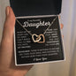 To My Beautiful Daughter | Interlocking Hearts