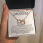 To My Beautiful Daughter | Love Mom | Interlocking Hearts
