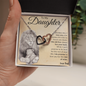 To My Daughter | Interlocking Hearts | Love Dad | Lion with Cub