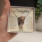 To My Daughter | Interlocking Hearts Necklace
