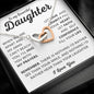 To My Beautiful Daughter | Interlocking Hearts