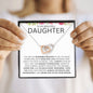 To My Beautiful Daughter | Interlocking Hearts | Color Card W