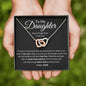 To My Daughter | Love Dad | Interlocking Hearts | BC
