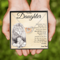 To My Daughter | Interlocking Hearts | Love Dad | Lion with Cub