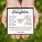 To My Beautiful Daughter | Interlocking Hearts