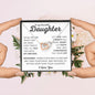 To My Beautiful Daughter | Interlocking Hearts
