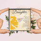 To My Daughter | Interlocking Hearts | Love Dad | Lion Silouette