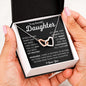 To My Beautiful Daughter | Interlocking Hearts