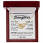 To My Beautiful Daughter | Interlocking Hearts