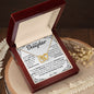 To My Daughter | Never Forget That I Love You | Interlocking Hearts Necklace | WC23215