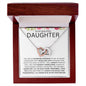 To My Beautiful Daughter | Interlocking Hearts | Color Card W
