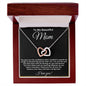To My Beautiful Mom | Interlocking Hearts Necklace | BC23215