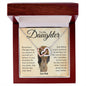 To My Daughter | Interlocking Hearts Necklace