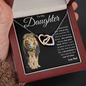 To My Daughter | Interlocking Hearts | From Dad with Love