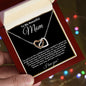 To My Beautiful Mom | Interlocking Hearts Necklace | BC23215