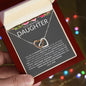 To My Beautiful Daughter, Love Dad | Interlocking Hearts