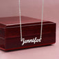 To My Best Friend, Your Own Personalized Name Necklace