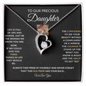 TO OUR PRECIOUS DAUGHTER, WITH FOREVER LOVE