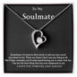 To My Soulmate | I Live For You | Forever Love Necklace | BC 23115