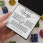 To My Beautiful Wife | Forever Love Necklace | The day I Met You | WC23211