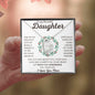 To My Beautiful Daughter | Forever Love Necklace | Wreath | WC