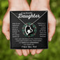 To My Beautiful Daughter | Forever Love Necklace | Wreath | BC