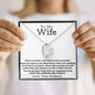 To My Wife | There Are Times | Forever Love Necklace | WC2334