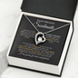 To My Precious Soulmate, Forever Love Necklace