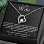 To My Wife, It's Hard To Find Words. | Forever Love Necklace | BC2334