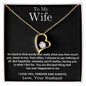 To My Wife, It's Hard To Find Words. | Forever Love Necklace | BC2334