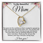 To My Beautiful Mom | Forever Love Necklace | WC/E23313