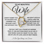 To My Beautiful Wife | Forever Love Necklace | The day I Met You | WC23211