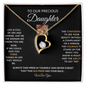 TO OUR PRECIOUS DAUGHTER, WITH FOREVER LOVE