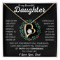 To My Beautiful Daughter | Forever Love Necklace | Wreath | BC