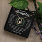 To My Beautiful Daughter | Forever Love Necklace | Wreath | BC