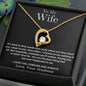 To My Wife, It's Hard To Find Words. | Forever Love Necklace | BC2334