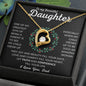To My Beautiful Daughter | Forever Love Necklace | Wreath | BC
