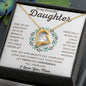 To My Beautiful Daughter | Forever Love Necklace | Wreath | WC